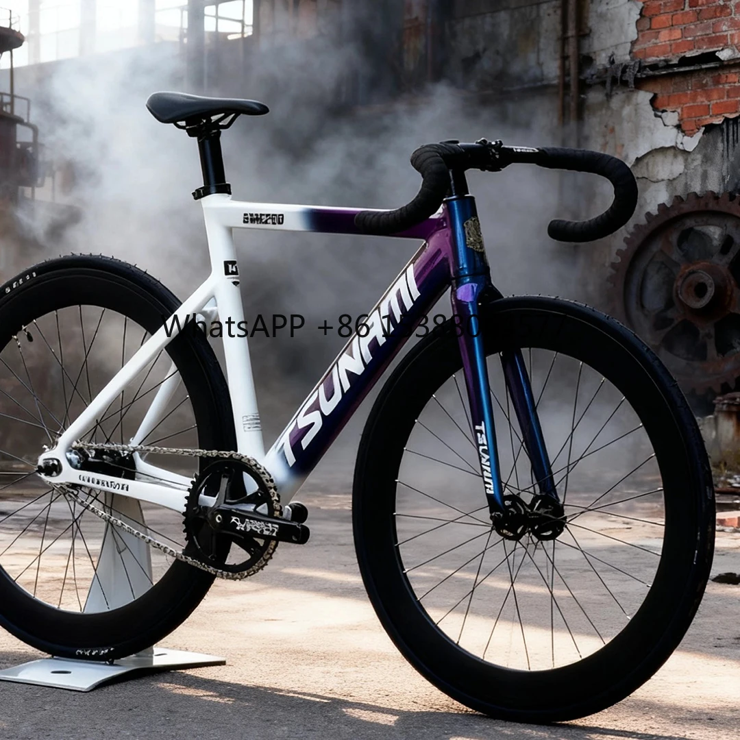 Cycling Gear For Commuting - จักรยานฟิกซ์เกียร์ SNM200 อลูมิเนียมอัลลอยด์ Tsunami 700C สำหรับการเดินทางประจำวัน