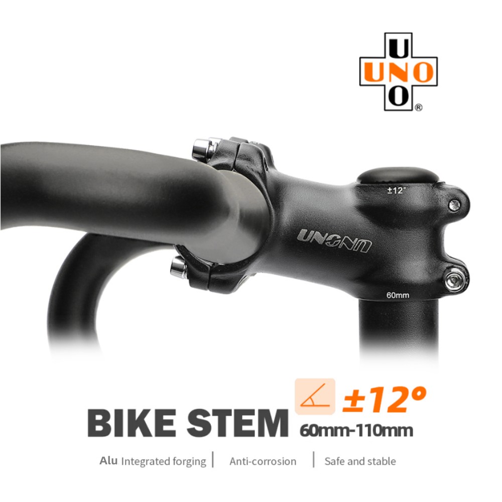 Bike Stem Riser - โต๊ะจักรยานเสือภูเขาด้ามมือจับจักรยาน12องศา, ก้านจักรยานเสือหมอบ31.8มม. กำลัง60/70/80/90/100/110มม. ชิ้นส่วนทางวิบาก