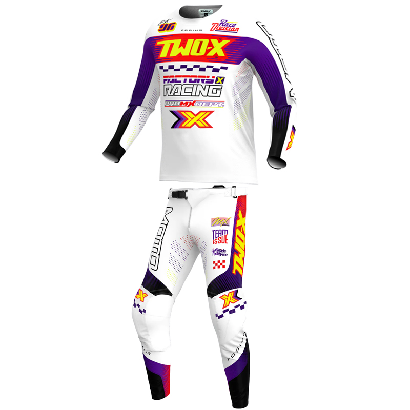 Cycling Gear Pants - ชุดแข่งรถมอเตอร์ครอส/เอทีวี NEW Two-X Podium พร้อมเสื้อเจอร์ซีย์ กางเกงเอ็นดูโร่