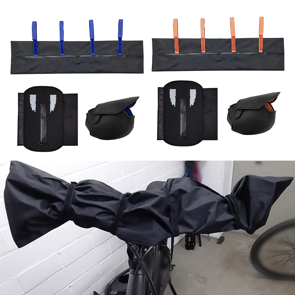 Cycling Gear For Commuting - ชุดคลุมจักรยานไฟฟ้าแบบสะท้อนแสงสำหรับมอเตอร์ แบตเตอรี่ แฮนด์จับ กันน้ำ กันฝุ่น อุปกรณ์ป้องกันสำหรับการปั่นจักรยาน