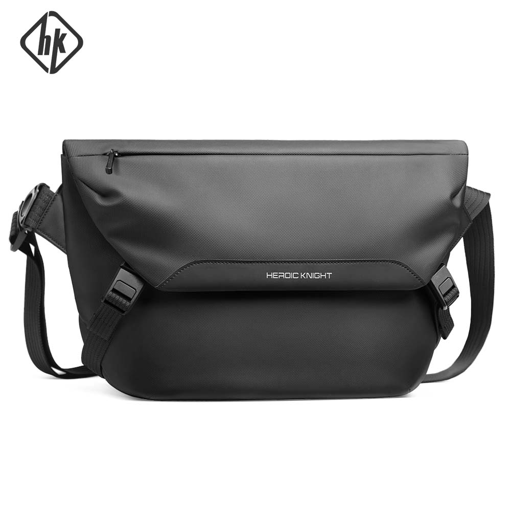Cycling Gear Bag - HK กระเป๋ากระเป๋าหิ้วกันน้ำสำหรับผู้ชาย, กระเป๋าคาดตัวสะพายไหล่ลำลองใส่ iPad ขนาด11นิ้วกระเป๋าข้างปั่นจักรยานกลางแจ้งสำหรับผู้ชาย