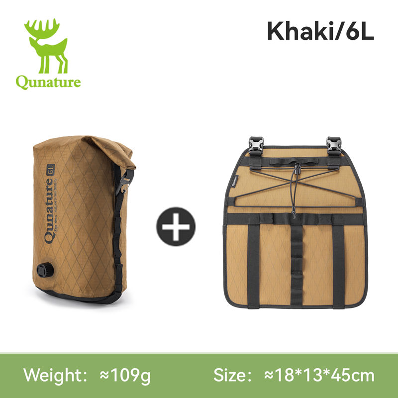 Cycling Gear Bag - กระเป๋าจักรยาน Qunature 6/12 ลิตร กันน้ำได้อย่างสมบูรณ์แบบ พร้อมถุงบีบอัดน้ำหนักเบา