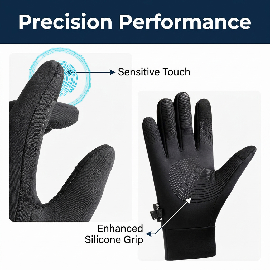 ถุงมือกีฬาฤดูหนาวสำหรับผู้ชาย, - Cycling Gear Weather บทวิจารณ์และราคา