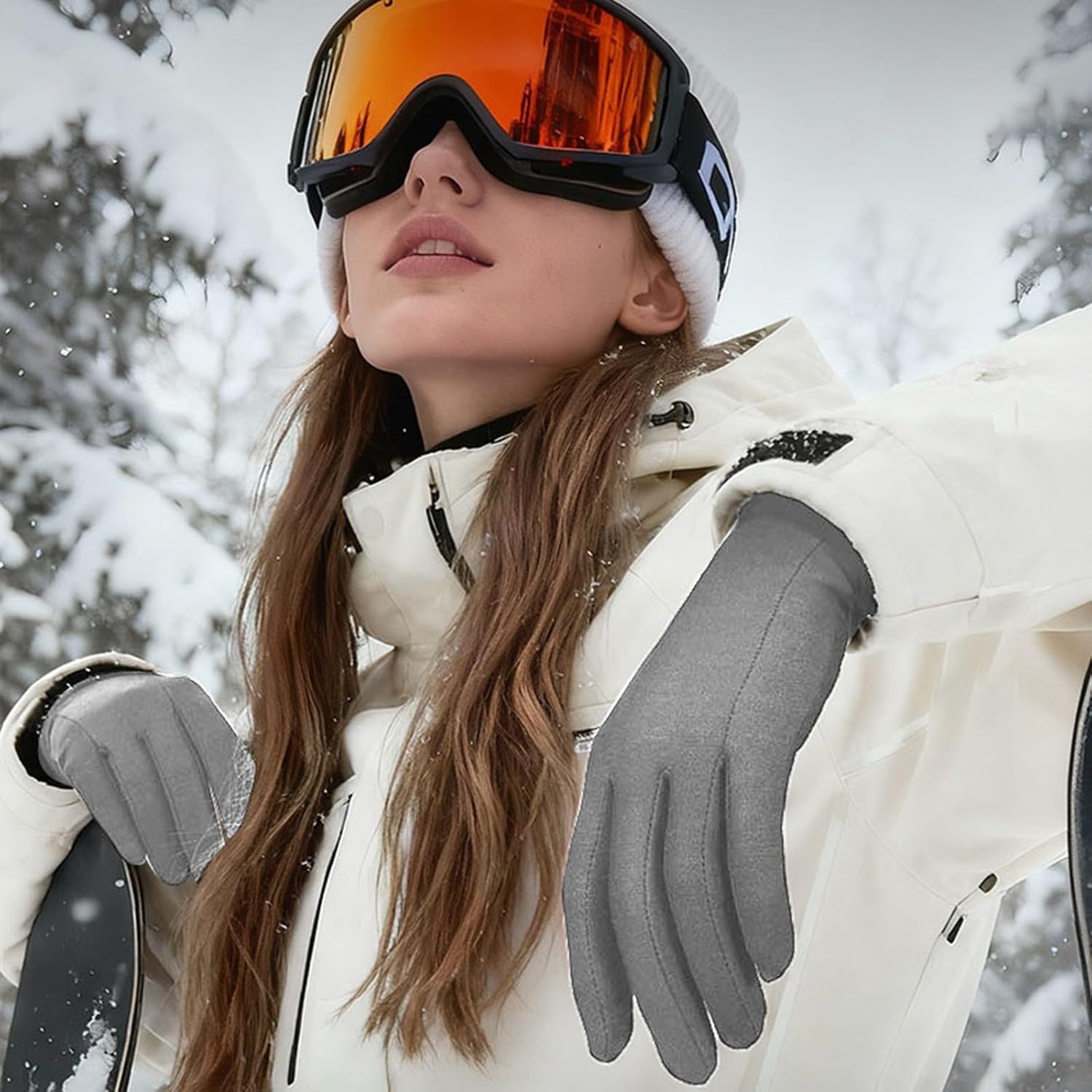 ถุงมือกันลมกันหนาวสำหรับผู้ชาย - Cycling Gear Weather บทวิจารณ์และราคา