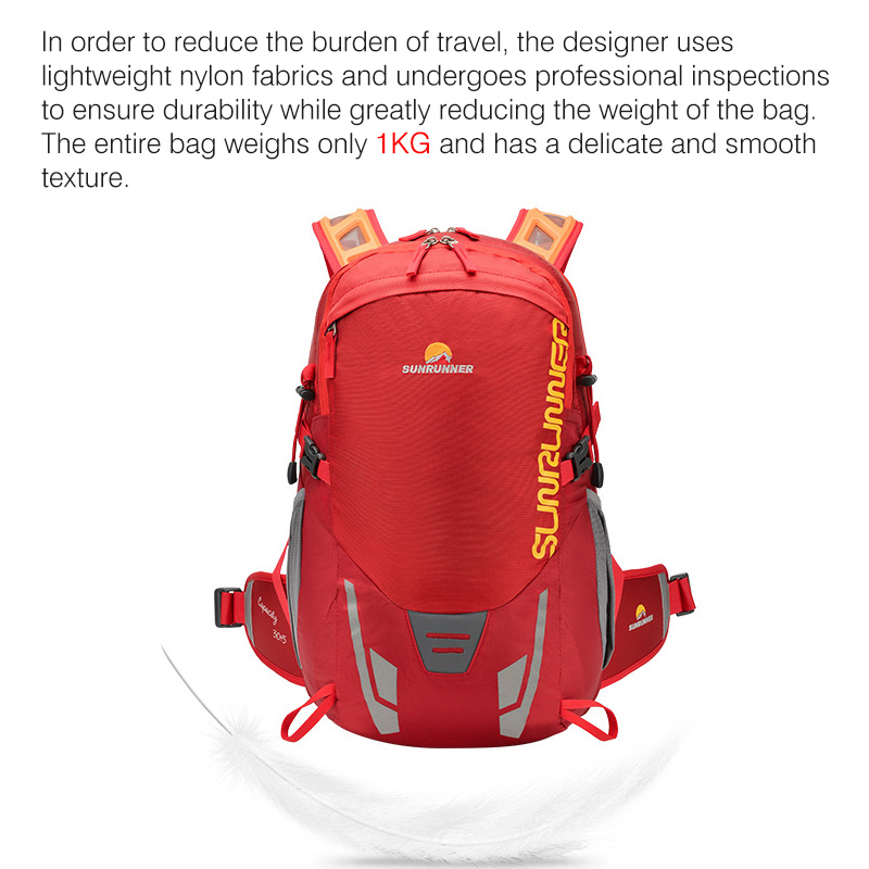 35L กระเป๋าเป้สะพายหลังเดินป่า - Cycling Gear Bag บทวิจารณ์และราคา