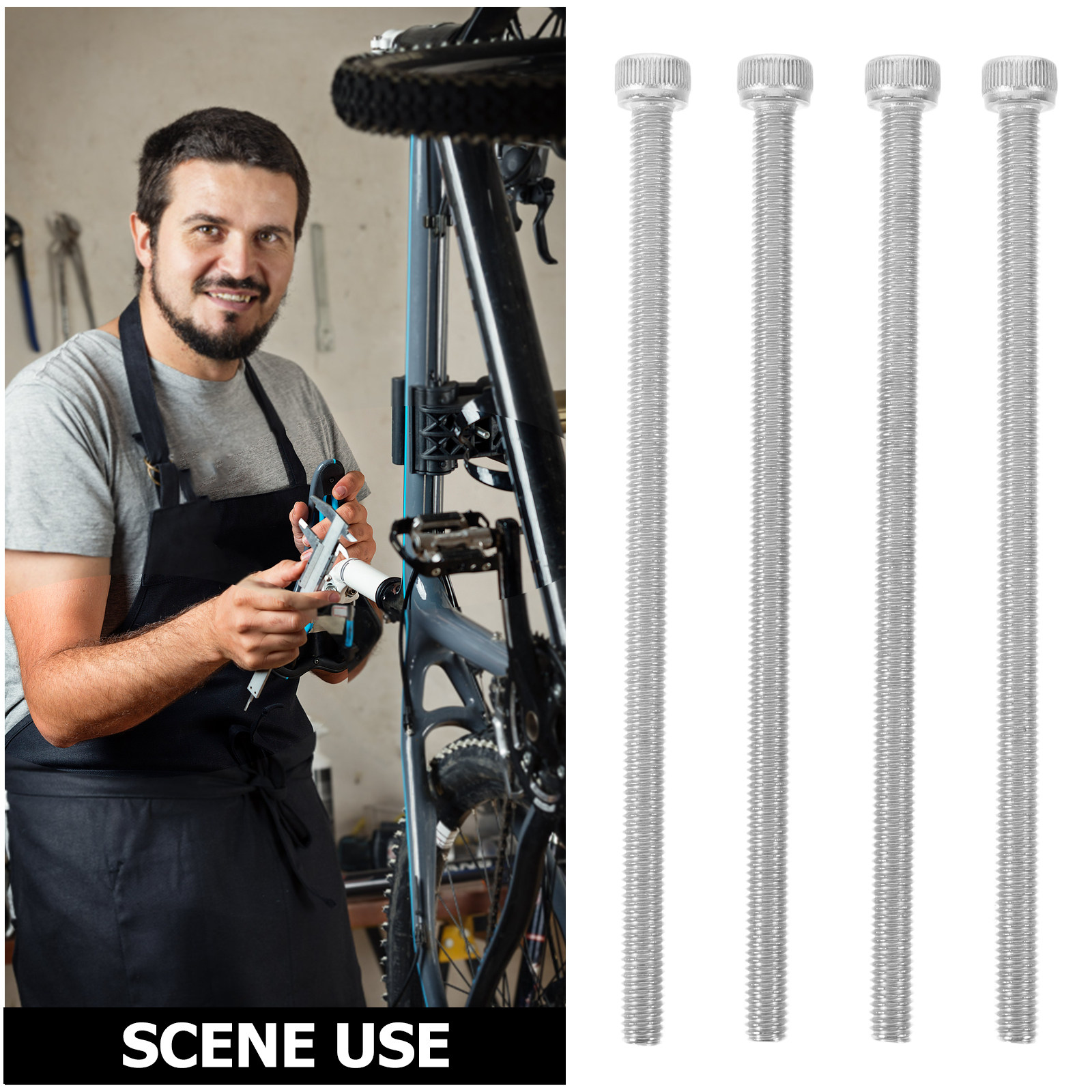 สกรูยึดก้านแฮนด์จักรยาน 4 ชิ้น - Bike Stem Riser บทวิจารณ์และราคา
