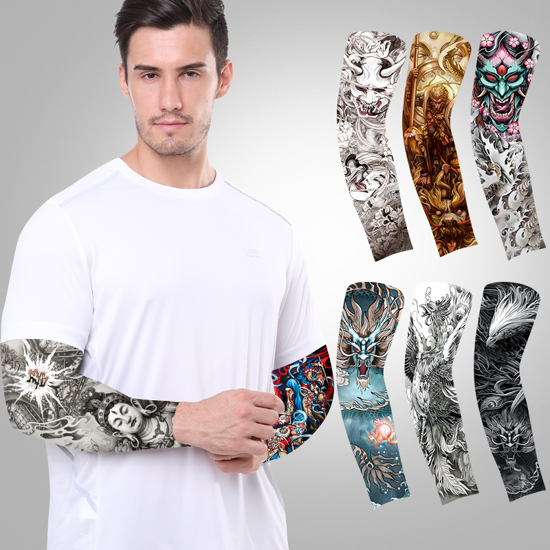 1 Pc ฤดูร้อน Tattoo Sleeve UV  - Cycling Gloves บทวิจารณ์และราคา