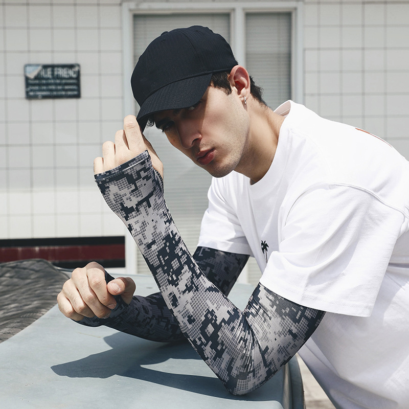 Uv Solar แขนแขนผู้ชายฤดูร้อนผ้ - Cycling Gloves บทวิจารณ์และราคา