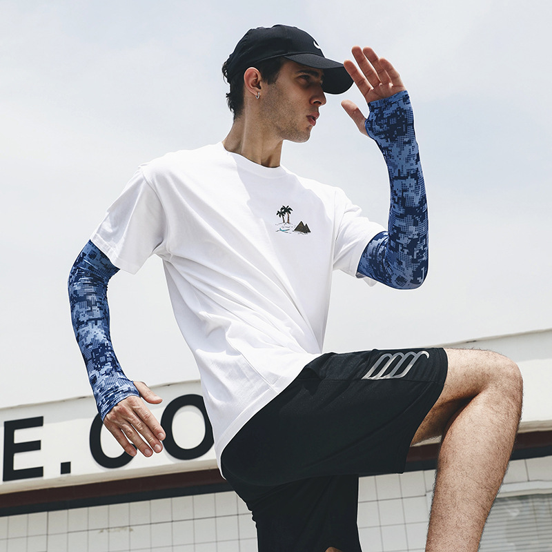 Uv Solar แขนแขนผู้ชายฤดูร้อนผ้ - Cycling Gloves บทวิจารณ์และราคา