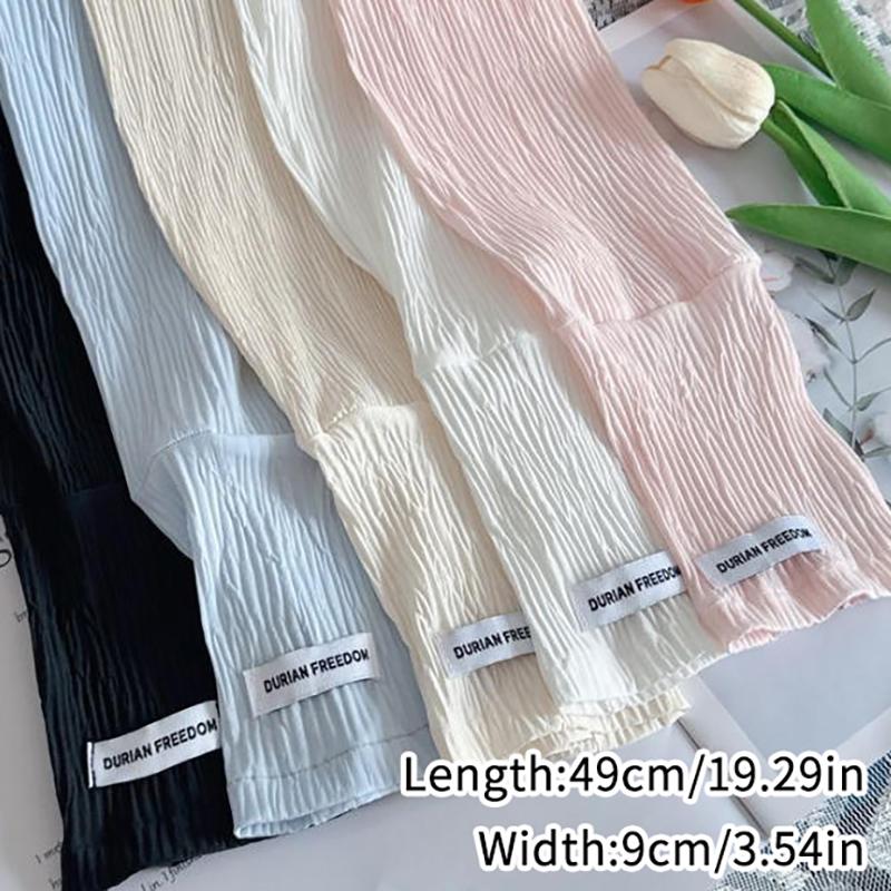 ปลอกแขนกันแดดแฟชั่น ผ้าไหมน้ำแ - Cycling Gloves บทวิจารณ์และราคา