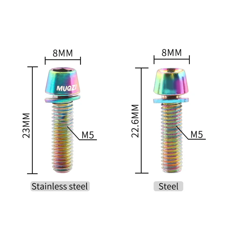 Muqzi สลักเกลียว6ชิ้น M5x17mm  - Bike Stem Riser บทวิจารณ์และราคา