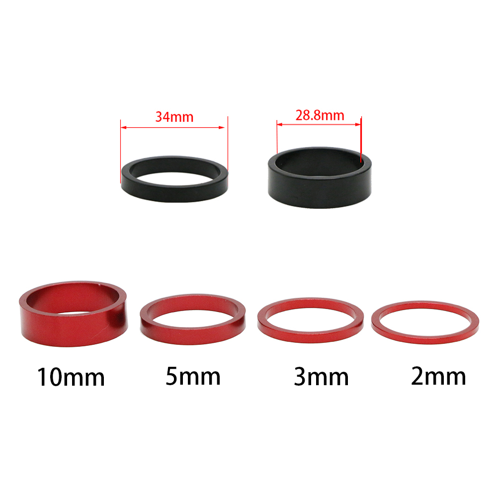 ชุด 6 ชิ้น/ชุด แหวนรองขาจับแฮน - Bike Stem Riser บทวิจารณ์และราคา