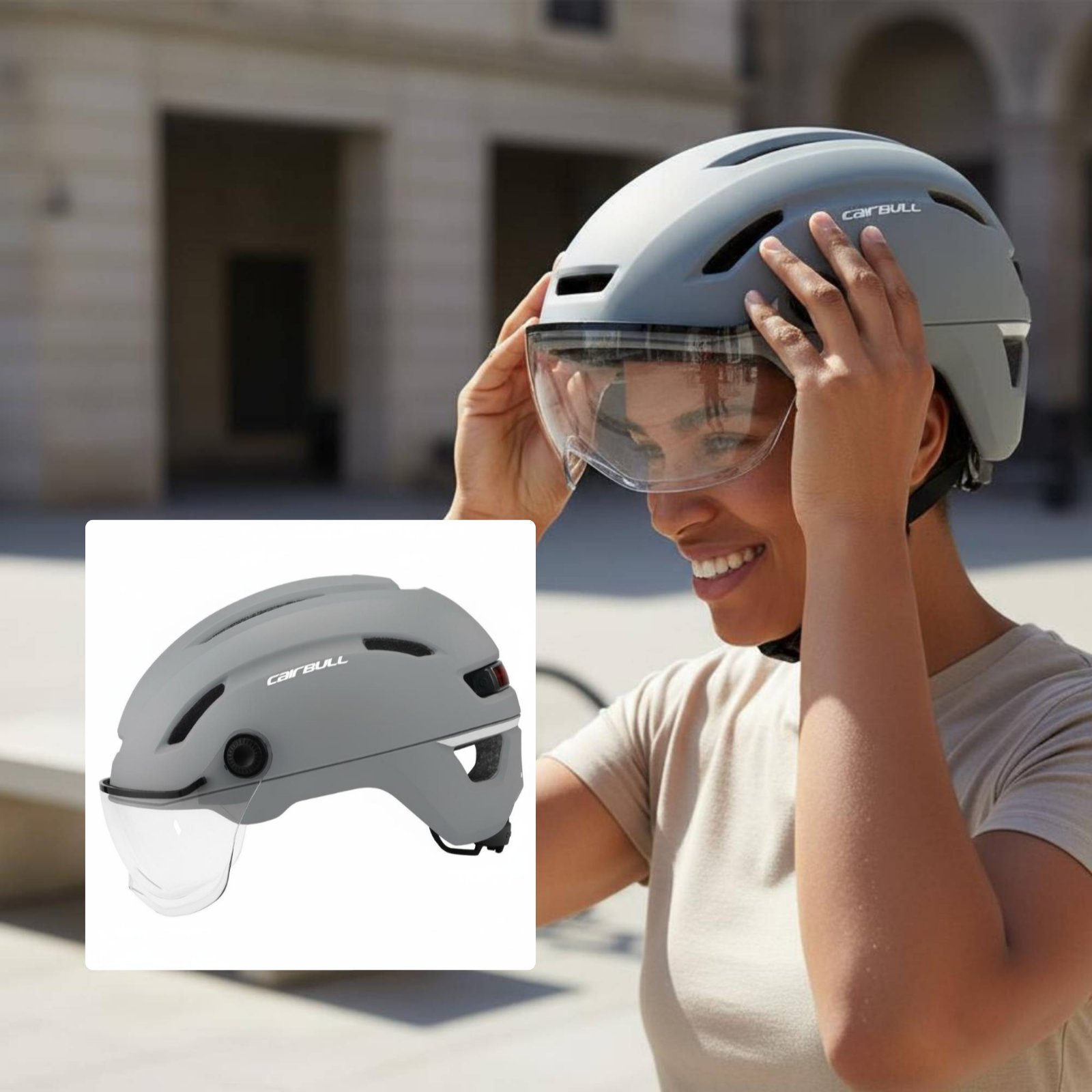 หมวกกันน็อคสำหรับจักรยานไฟฟ้า  - Cycling Gear For Commuting บทวิจารณ์และราคา