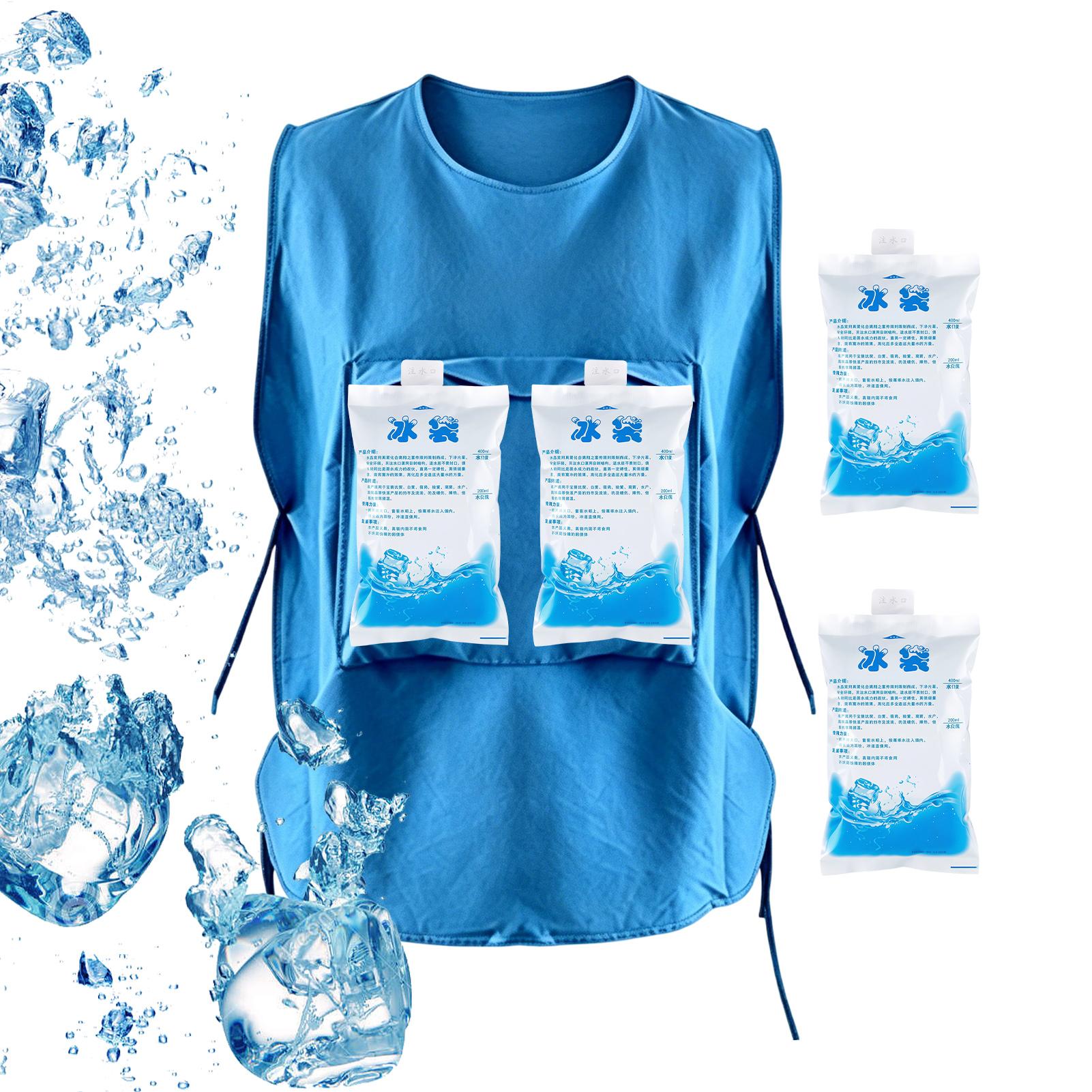 เสื้อกั๊กเจลเย็น 4 ชิ้น บรรเทา - Cycling Gear Weather บทวิจารณ์และราคา