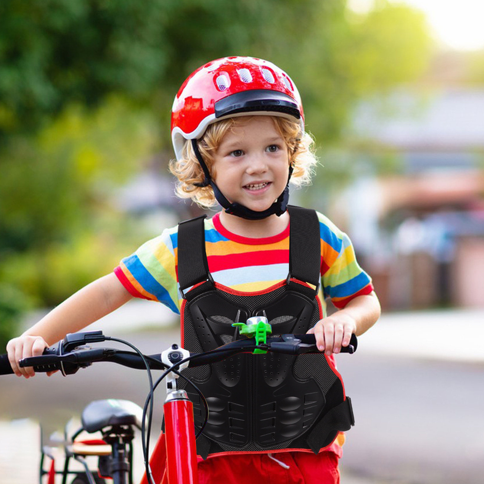 เสื้อเกราะป้องกันสำหรับเด็ก ขน - Cycling Protective Gear บทวิจารณ์และราคา