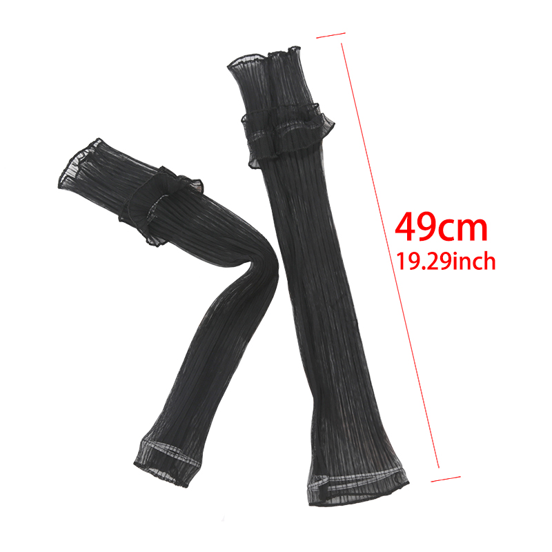 1 คู่ผ้าไหมน้ําแข็งแขนยาว Sun- - Cycling Gloves บทวิจารณ์และราคา