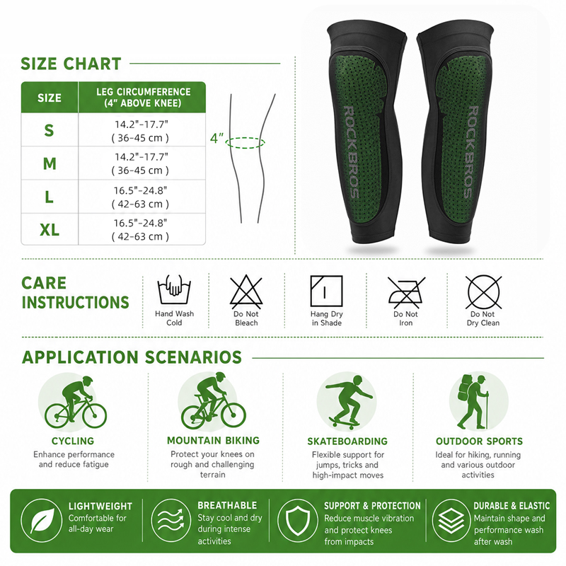 ROCKBROS สนับเข่าสำหรับขี่จักร - Cycling Gear Pants บทวิจารณ์และราคา