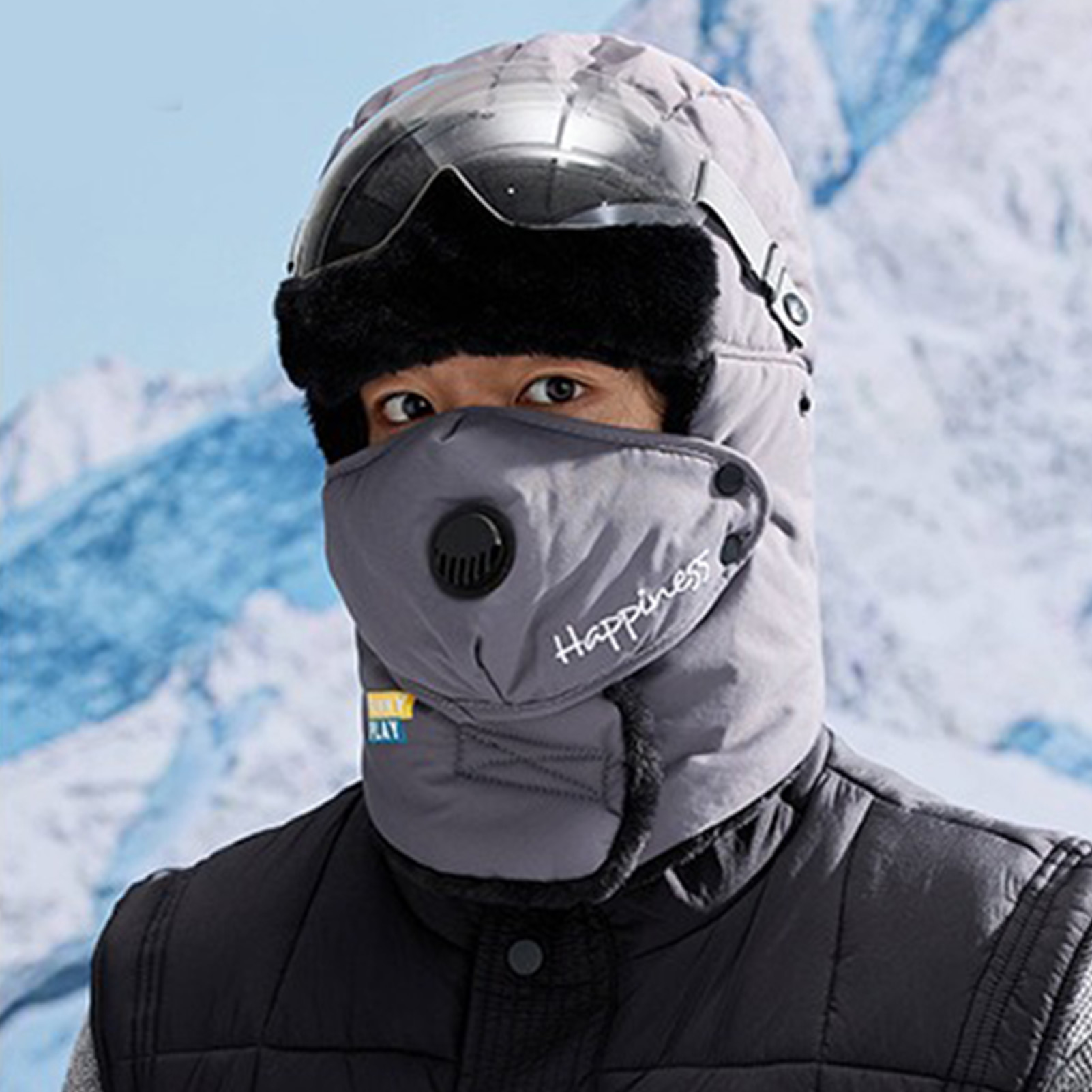หมวกกันหนาวแบบหนาบุขนแกะสำหรับ - Cycling Gear Weather บทวิจารณ์และราคา
