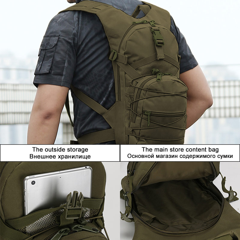กระเป๋าเป้สะพายหลังยุทธวิธีมอล - Cycling Gear Bag บทวิจารณ์และราคา