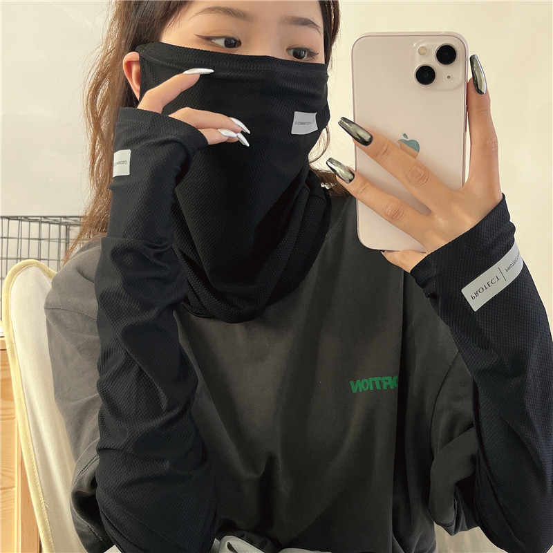 2 ชิ้นชุด Sun UV Protection แข - Cycling Gloves บทวิจารณ์และราคา