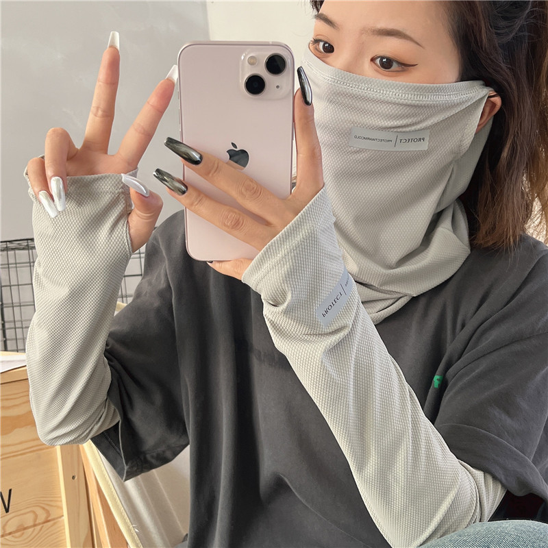 2 ชิ้นชุด Sun UV Protection แข - Cycling Gloves บทวิจารณ์และราคา