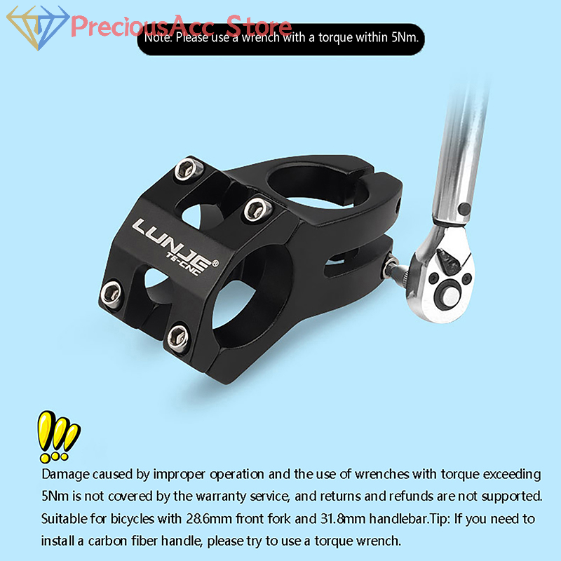 แฮนด์จักรยานแบบสั้น 45 มม. สำห - Bike Stem Riser บทวิจารณ์และราคา