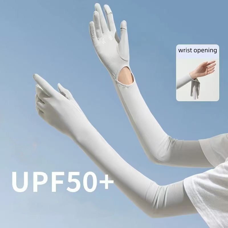 ปลอกแขนกันแดด UPF50+ ไอซ์ซิลค์ - Cycling Gloves บทวิจารณ์และราคา